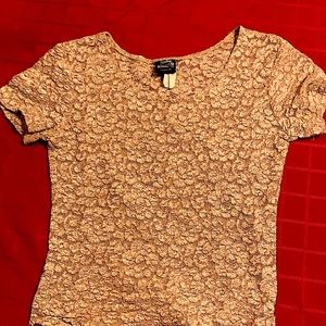 Lace Judy Knapp Top -Champagne